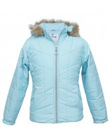 Girls Winter  Jacket Quilted  sky blue